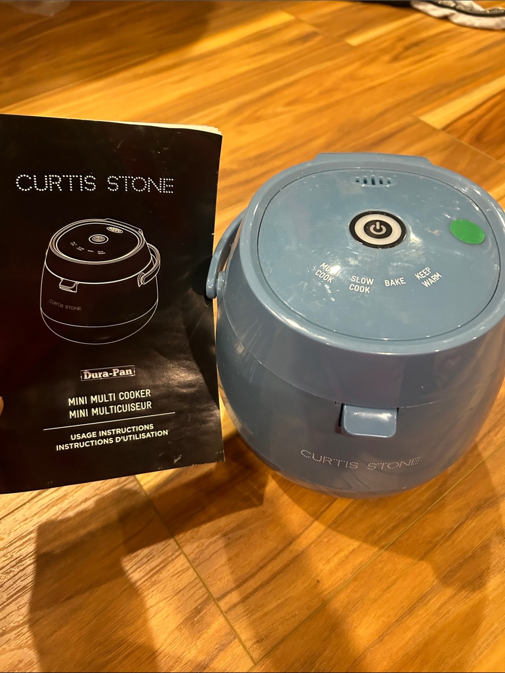 Curtis Stone Blue Mini Multi Cooker new without box